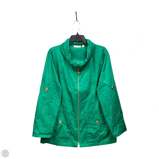 Jacket Other By Susan Graver In Green, Size: Xl