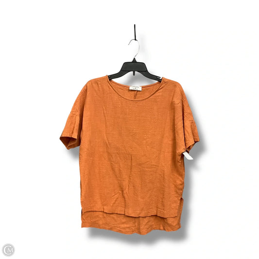 Top 3/4 Sleeve By Umgee In Orange, Size: L