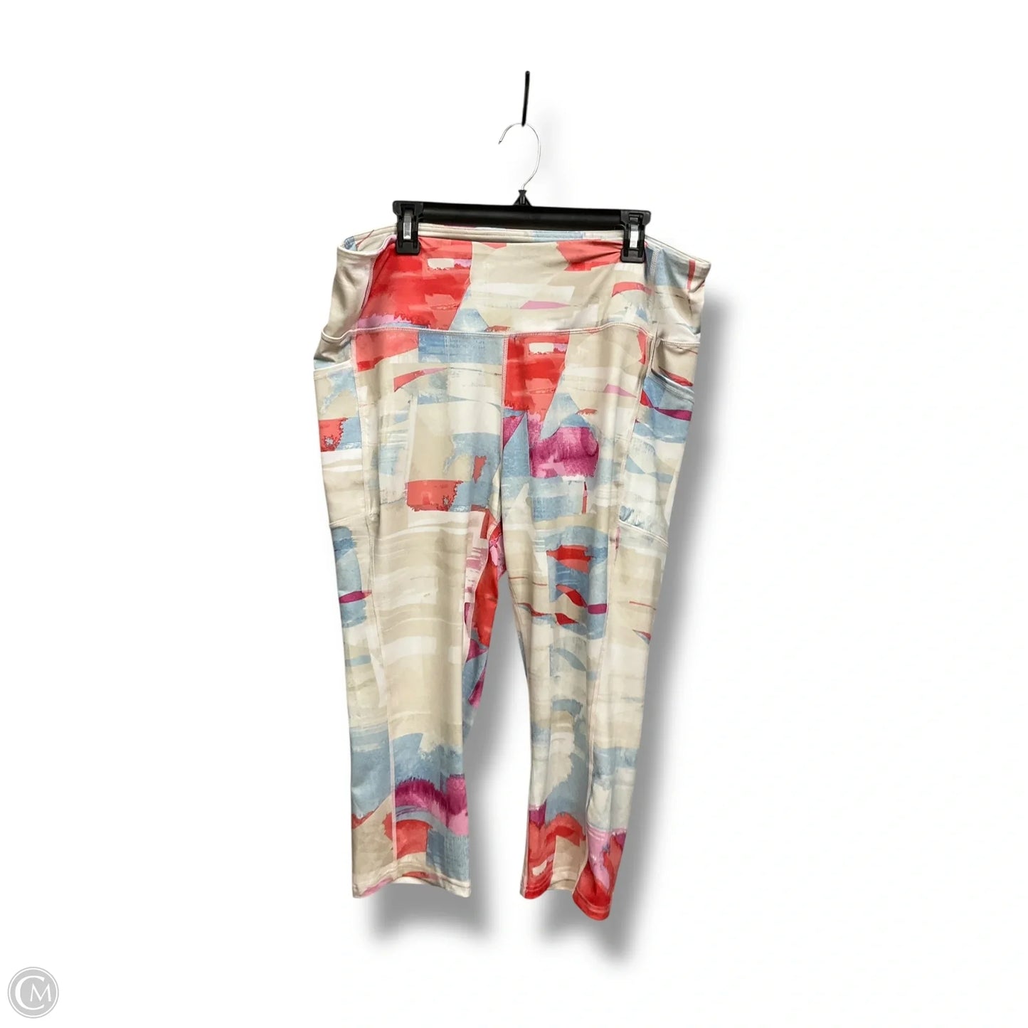 Athletic Leggings By Tek Gear In Multi-colored, Size: 3x