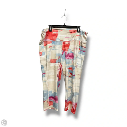 Athletic Leggings By Tek Gear In Multi-colored, Size: 3x