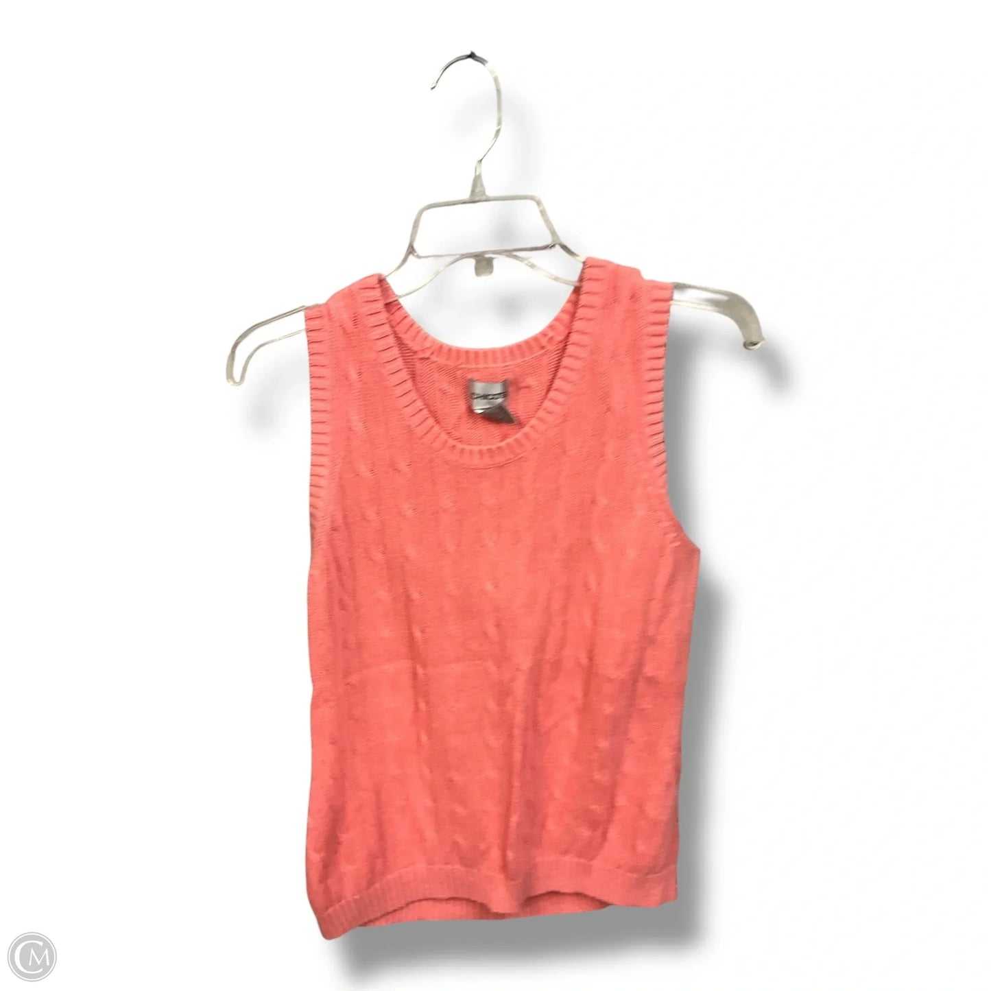 Vest Sweater By Chicos In Pink, Size: L