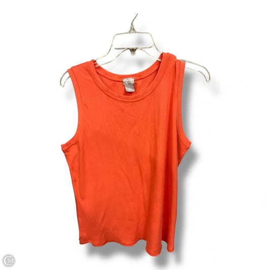 Tank Top By Chicos In Orange, Size: L