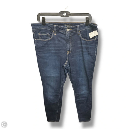 Jeans Skinny By Athleta In Blue Denim, Size: 14