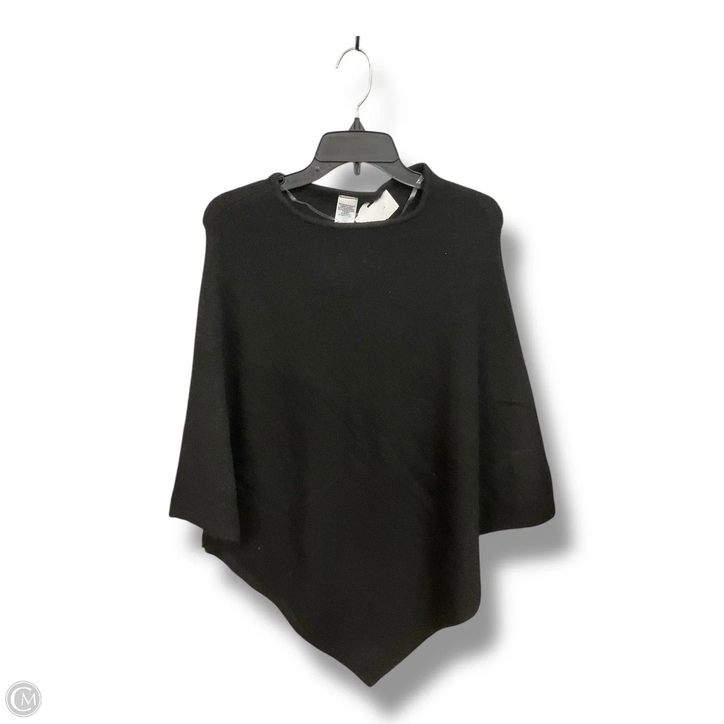 Poncho By Time And Tru In Black, Size: S