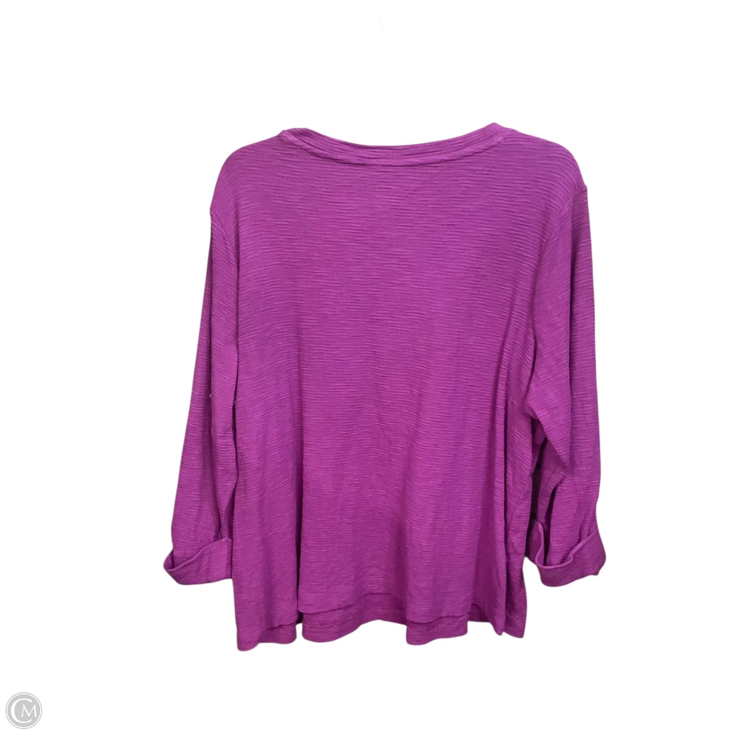 Top Long Sleeve By J. Jill In Purple, Size: Xl