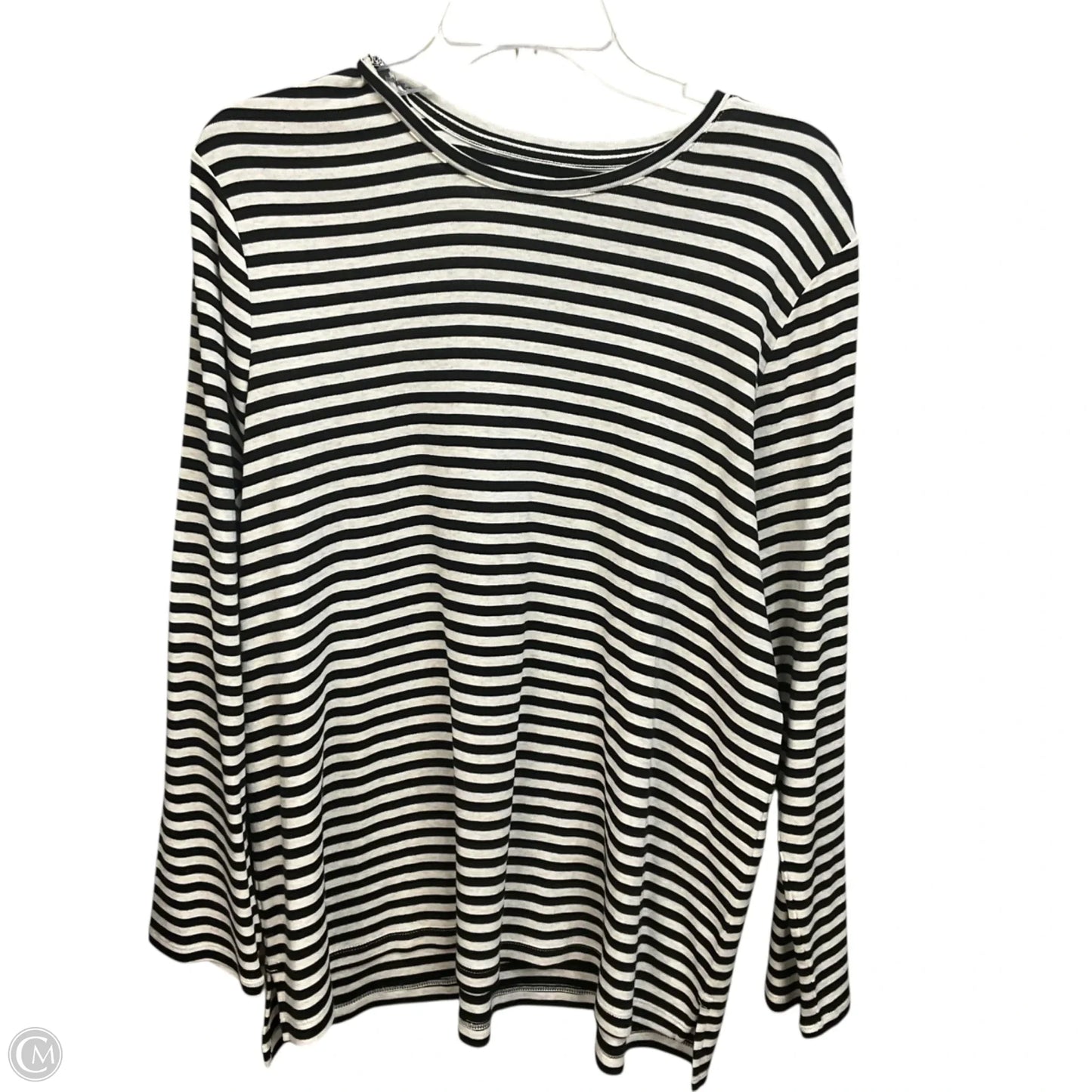 Top Long Sleeve Basic By J. Jill In Striped Pattern, Size: Xl