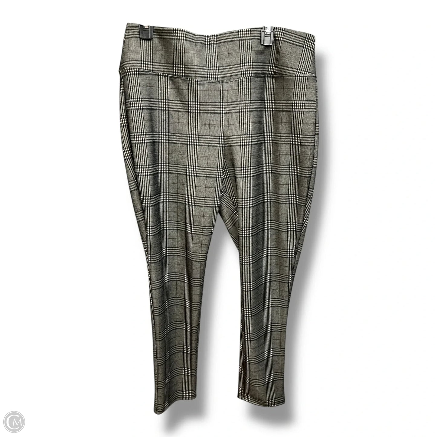 Pants Leggings By Apt 9 In Plaid Pattern, Size: 16