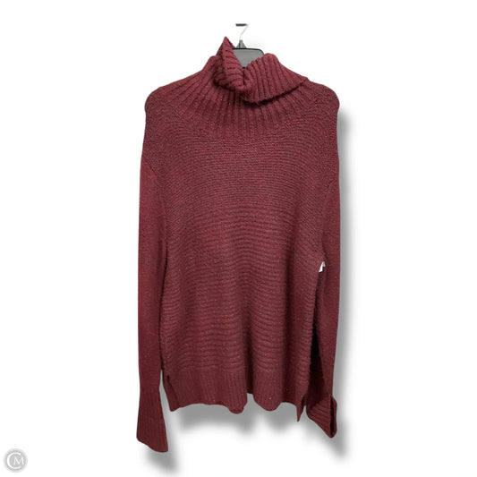 Sweater By Simply Vera In Maroon, Size: Xl