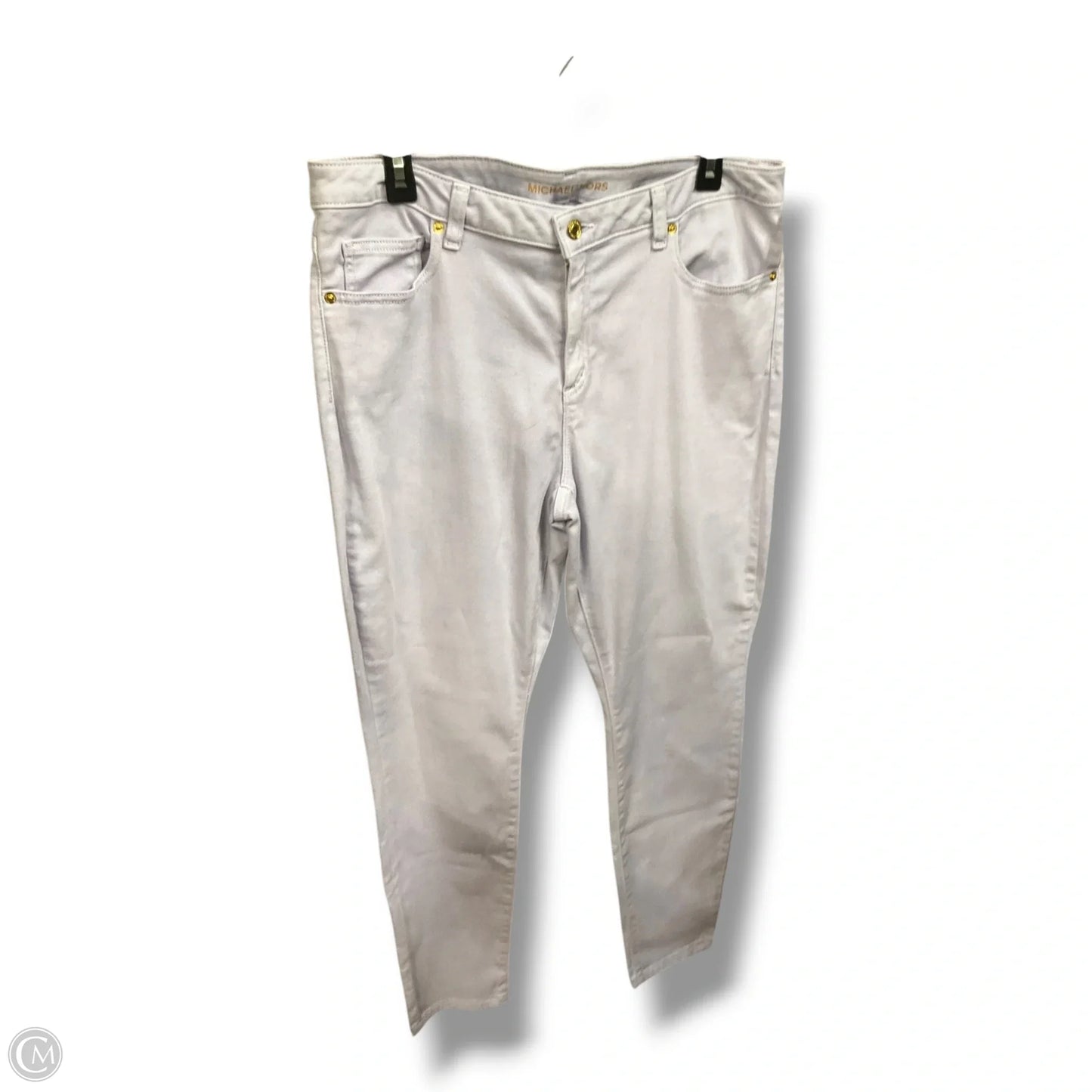 Jeans Skinny By Michael By Michael Kors In Purple Denim, Size: 12