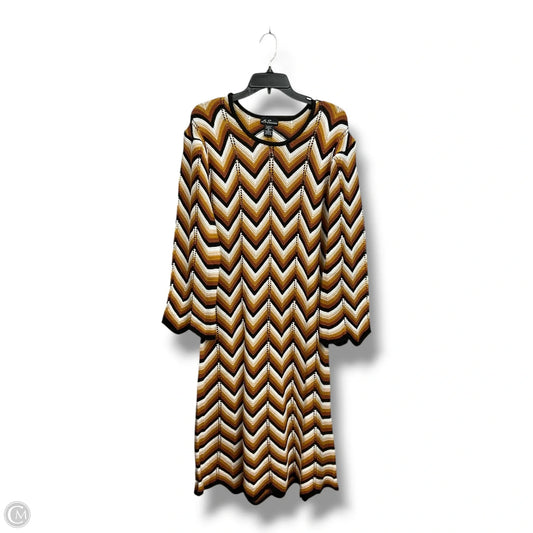 Dress Sweater By Clothes Mentor In Multi-colored, Size: 2x