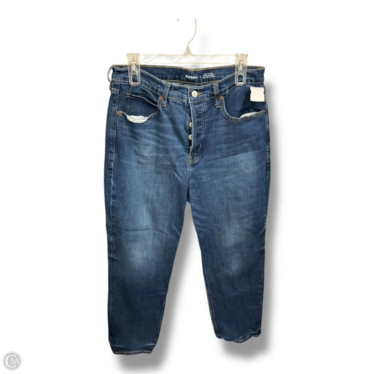 Jeans Straight By Old Navy In Blue Denim, Size: 12