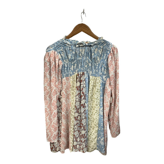 Top Long Sleeve By Free People In Multi-colored, Size: S