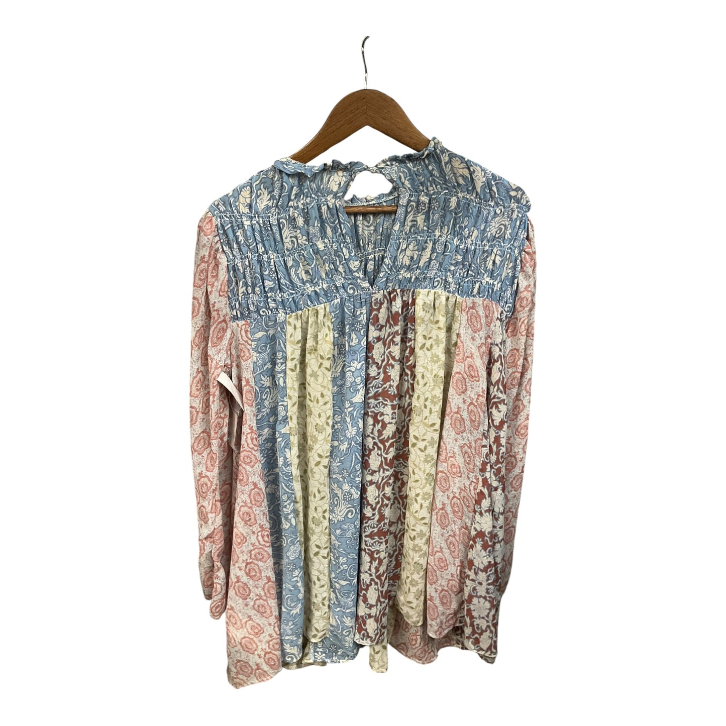 Top Long Sleeve By Free People In Multi-colored, Size: S