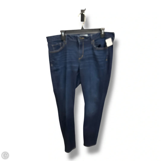 Jeans Skinny By Sonoma In Blue Denim, Size: 16