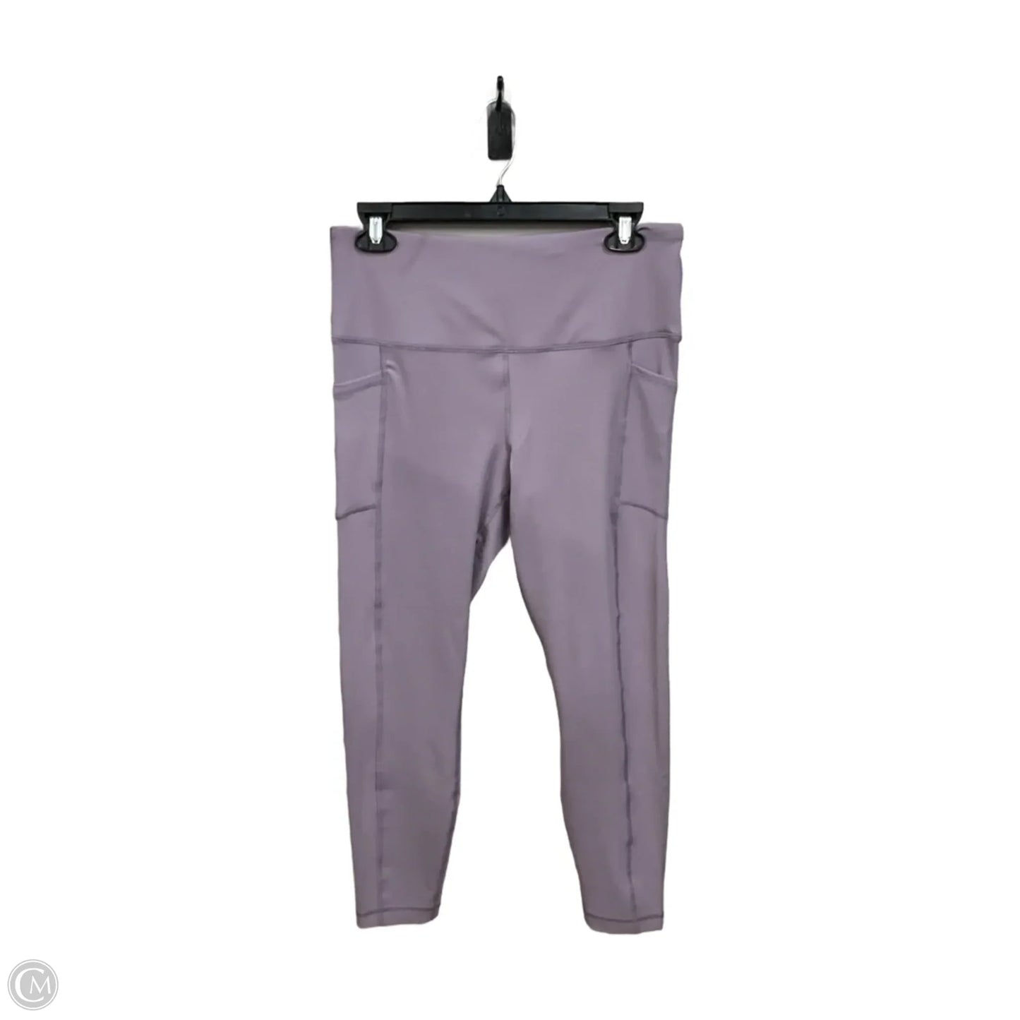 Athletic Leggings By 90 Degrees By Reflex In Purple, Size: L