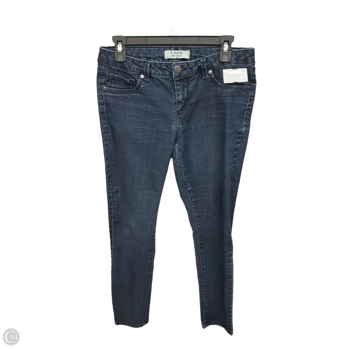 Jeans Skinny By D Jeans In Blue Denim, Size: 10
