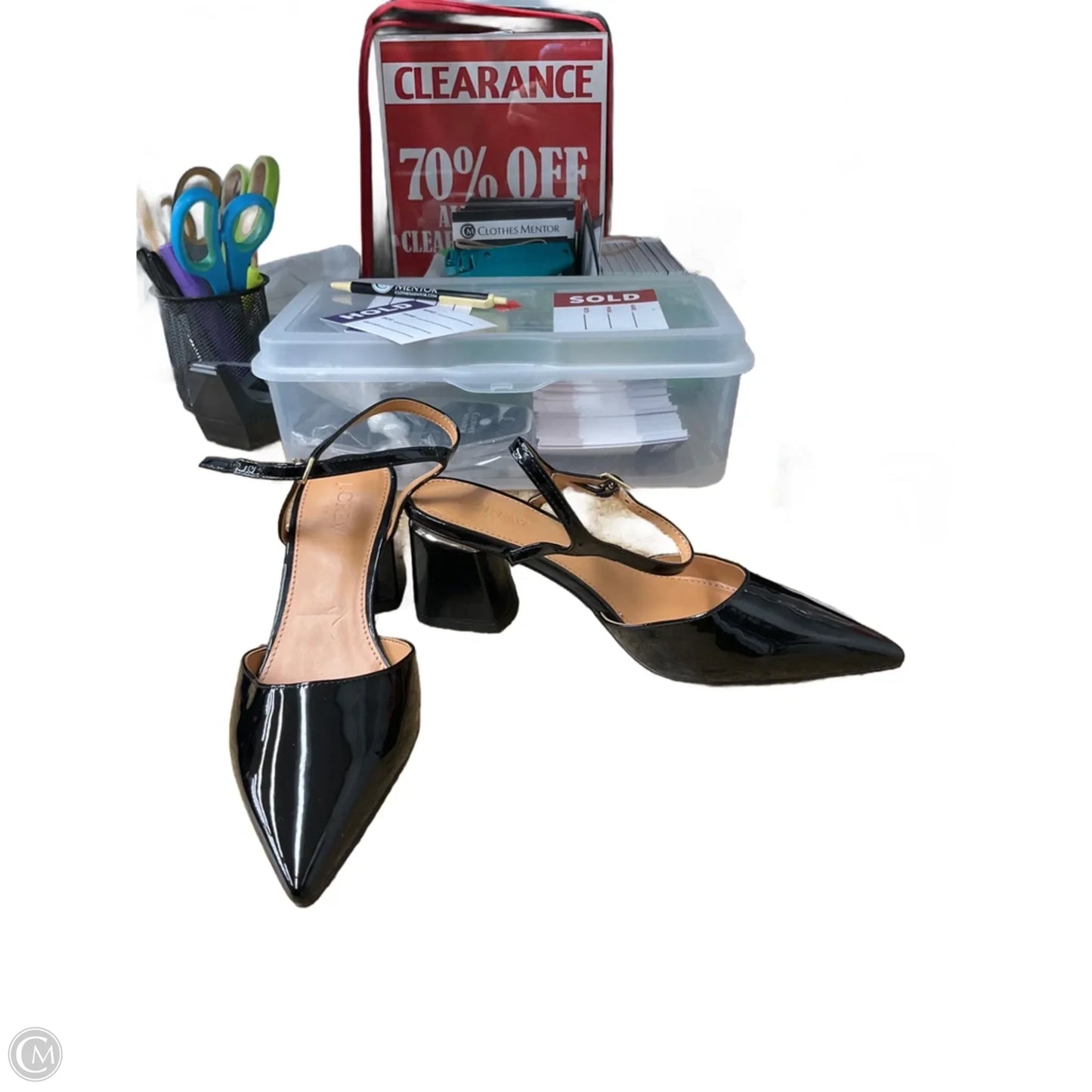 Shoes Heels Block By J. Crew In Black, Size: 7.5