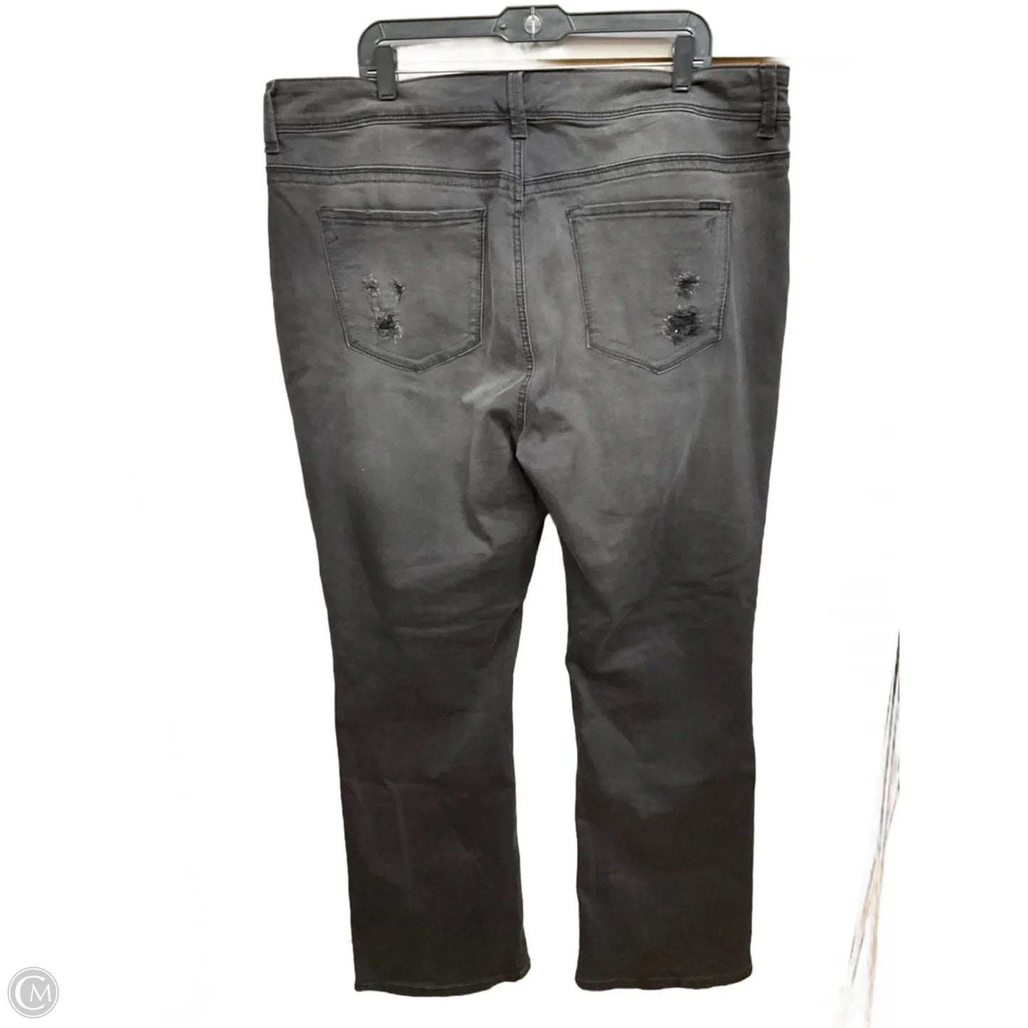 Jeans Boot Cut By Melissa Mccarthy In Black Denim, Size: 20