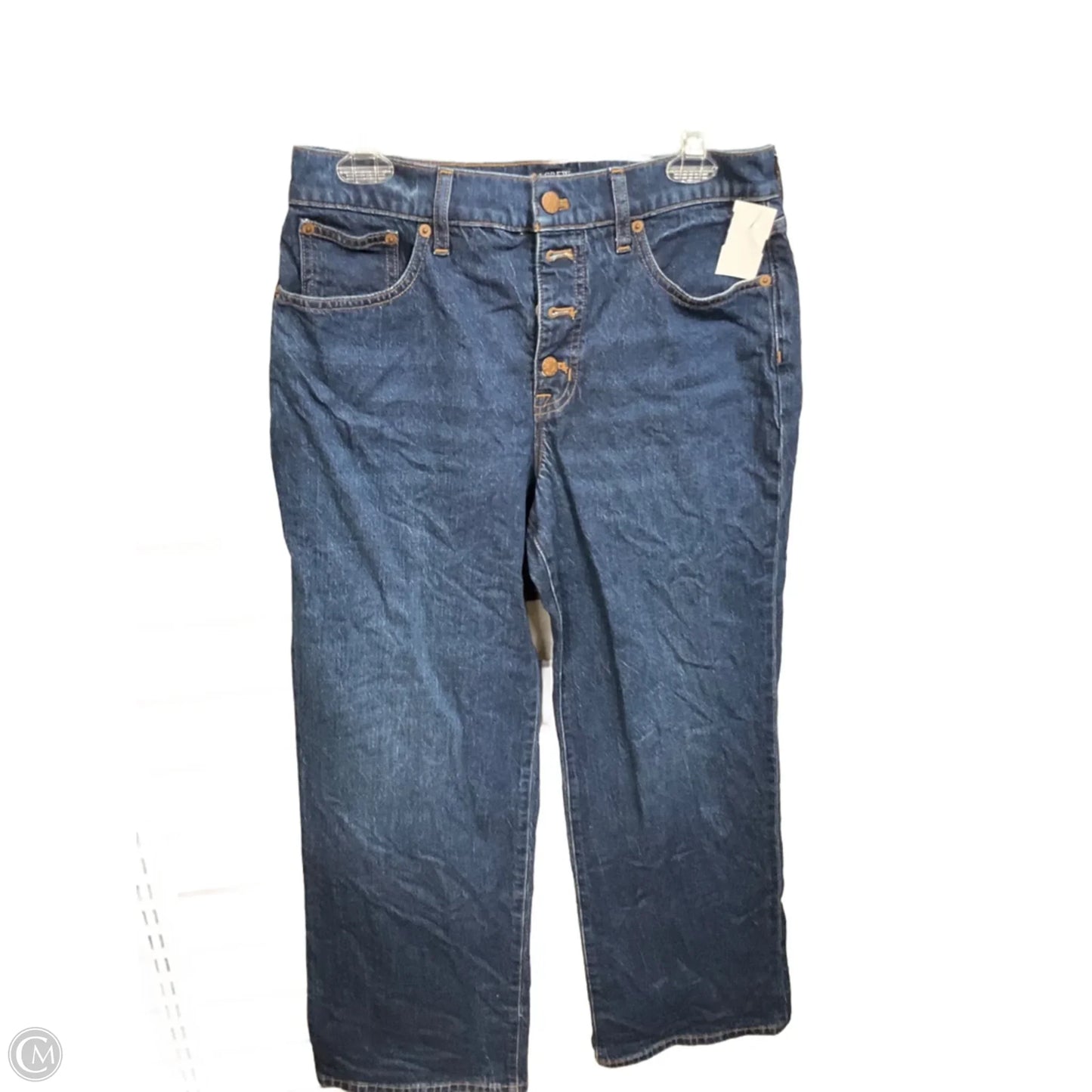 Jeans Wide Leg By J. Crew In Blue Denim, Size: 6