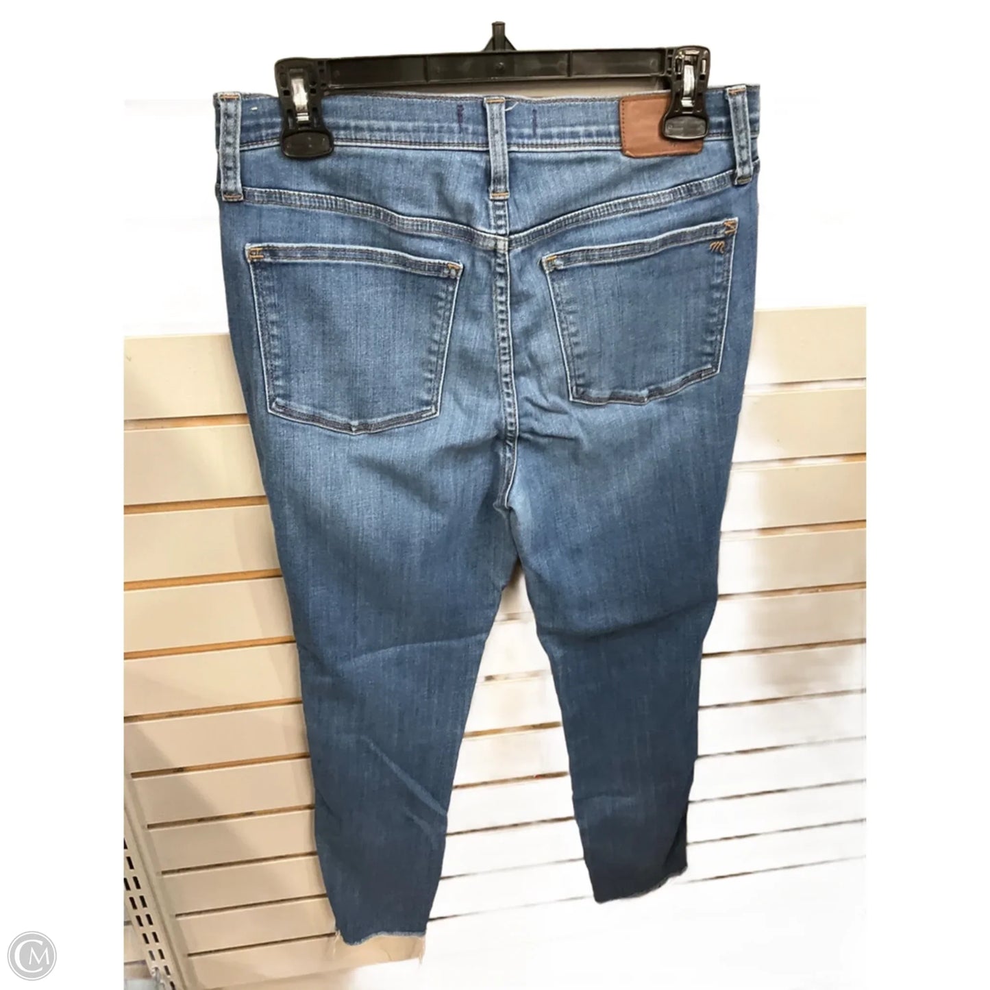 Jeans Skinny By Madewell In Blue Denim, Size: 8