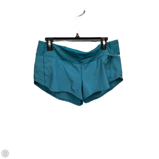 Athletic Shorts By Lululemon In Teal, Size: M