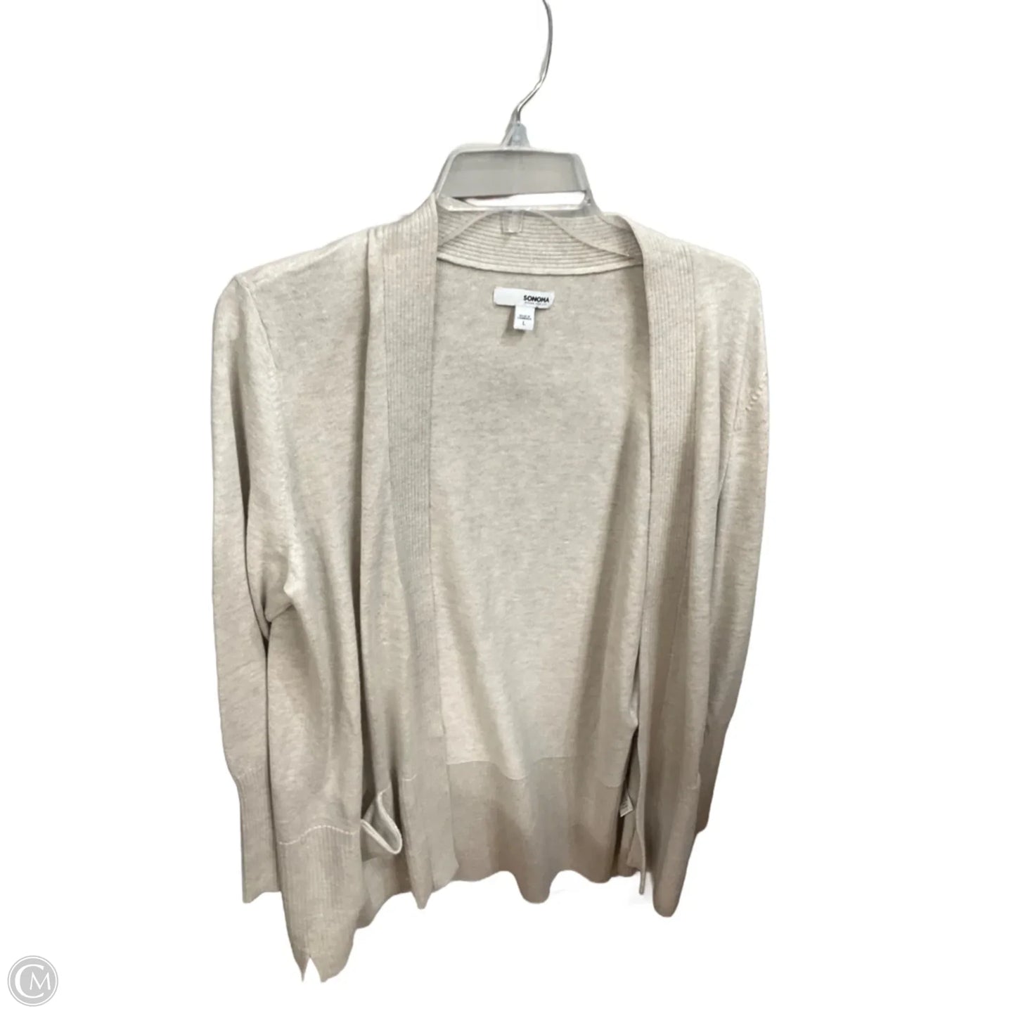 Cardigan By Sonoma In Beige, Size: L