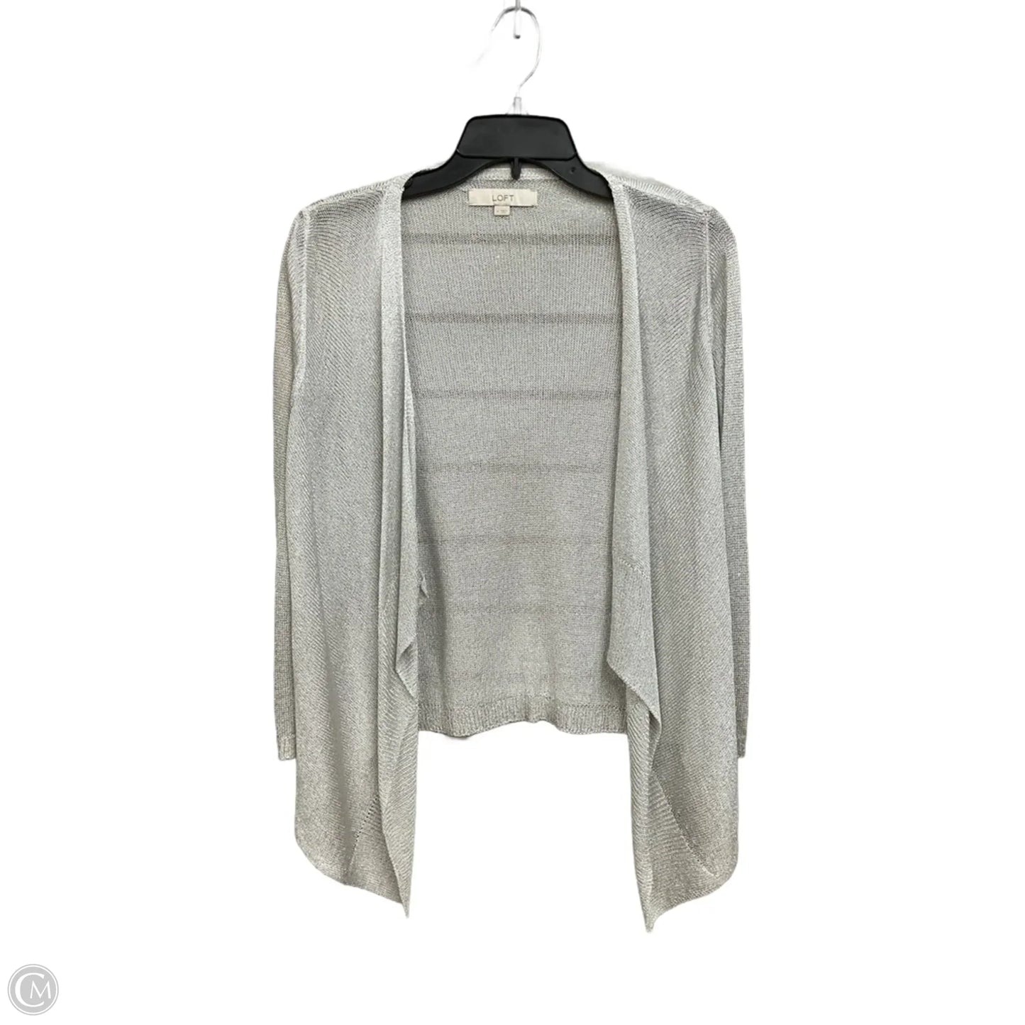 Cardigan By Loft In Silver, Size: M