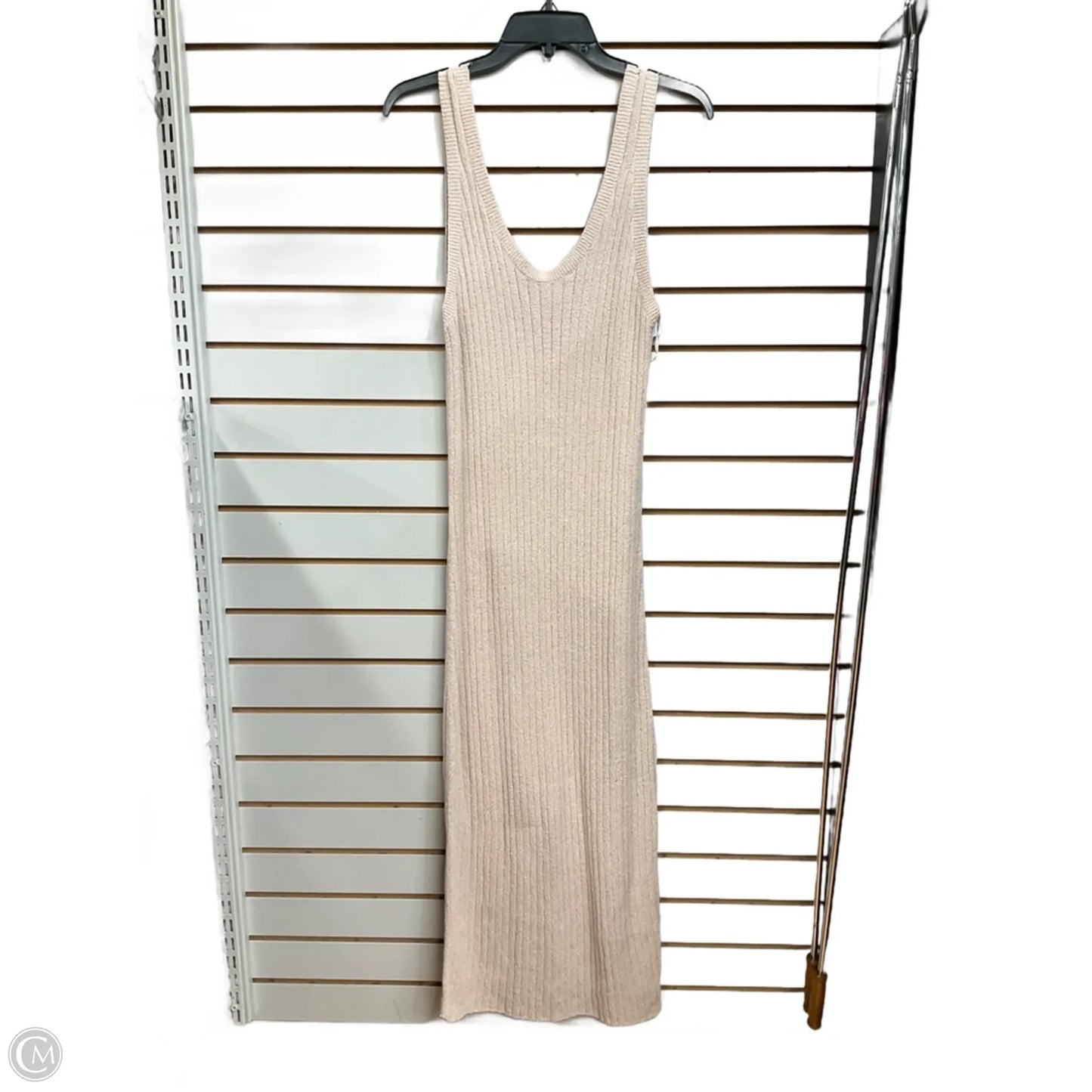 Dress Casual Maxi By Clothes Mentor In Beige, Size: L
