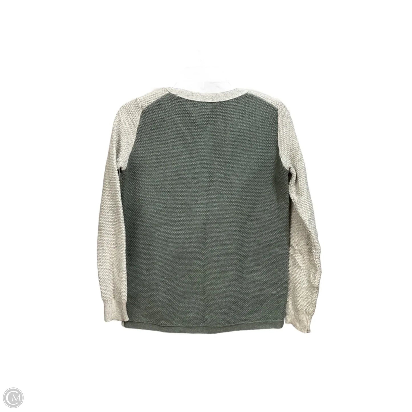 Sweater By Madewell In Green & Grey, Size: Xs