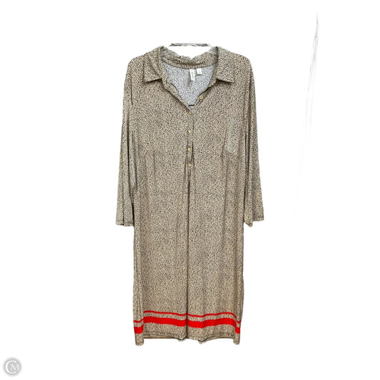 Dress Casual Short By Tacera In Animal Print, Size: 2x