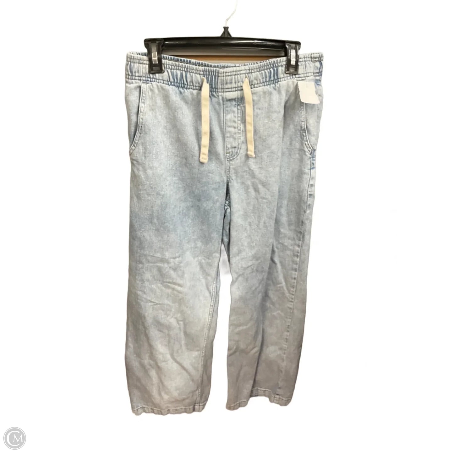 Jeans Wide Leg By Gap In Blue Denim, Size: 6