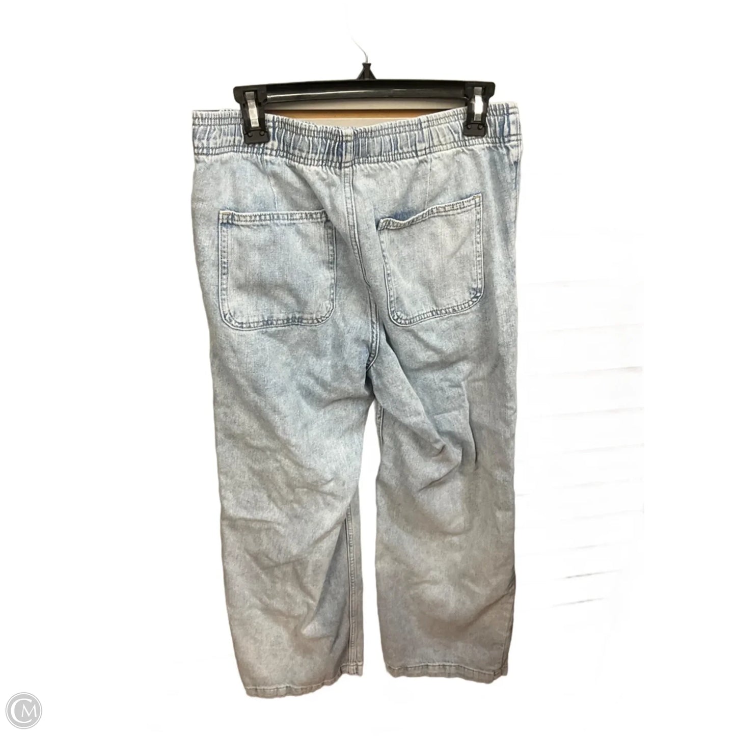 Jeans Wide Leg By Gap In Blue Denim, Size: 6