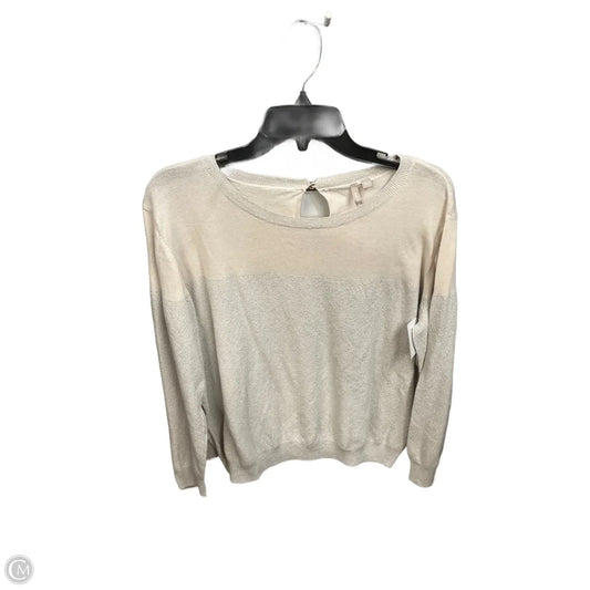 Top Long Sleeve By Clothes Mentor In Beige, Size: Xl