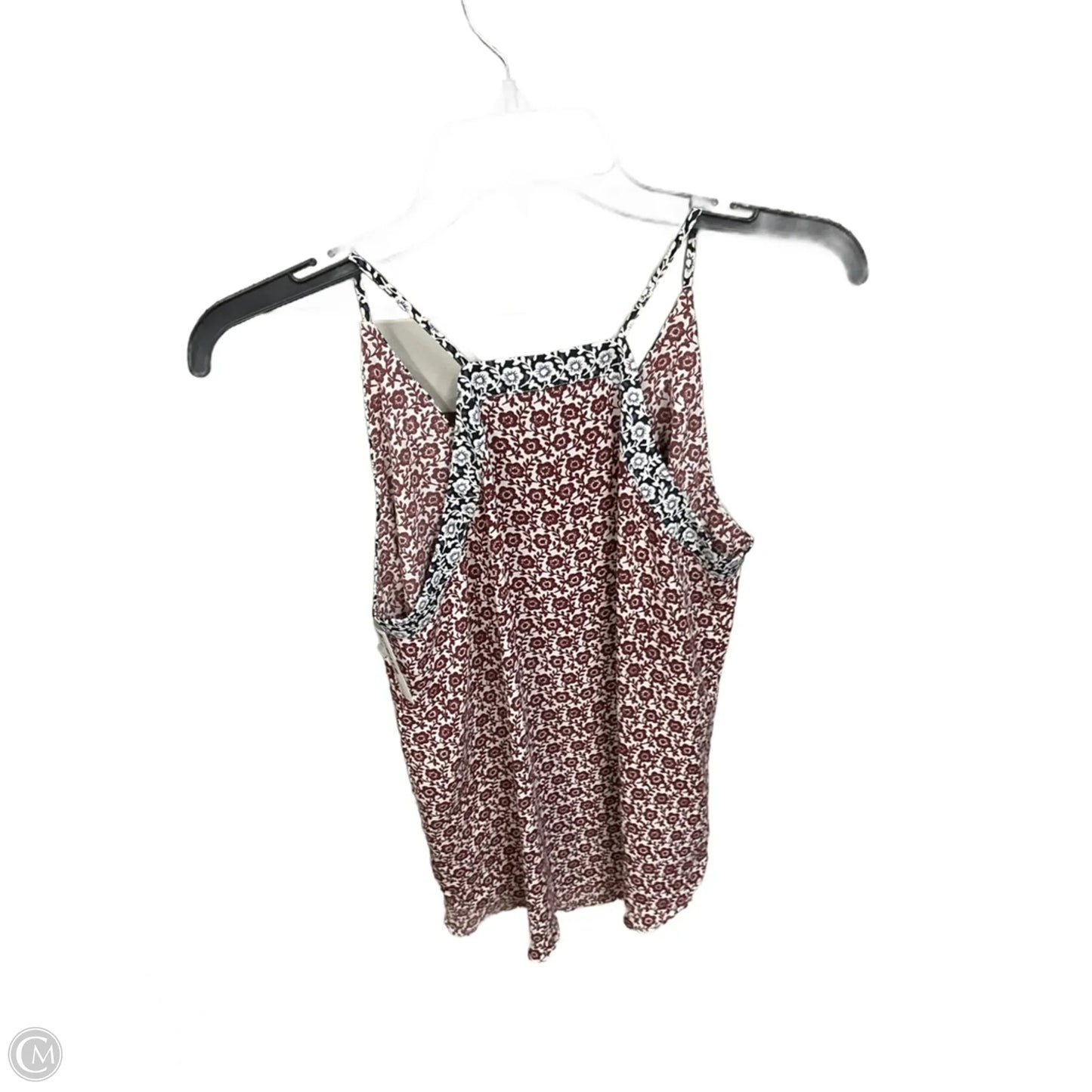 Top Sleeveless By Loft In Floral Print, Size: Xs