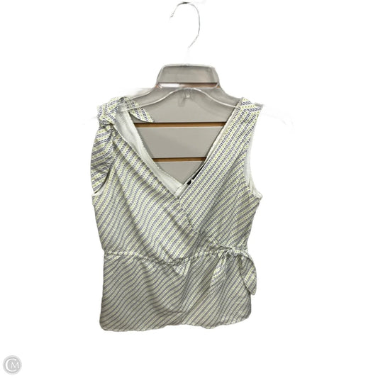 Top Sleeveless By Banana Republic In Geometric Pattern, Size: Xs