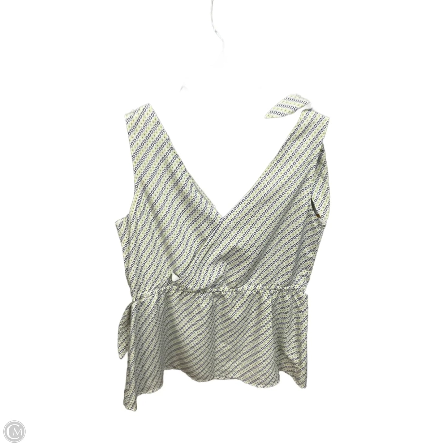 Top Sleeveless By Banana Republic In Geometric Pattern, Size: Xs