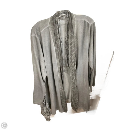 Cardigan By Simply Couture In Grey, Size: 1x