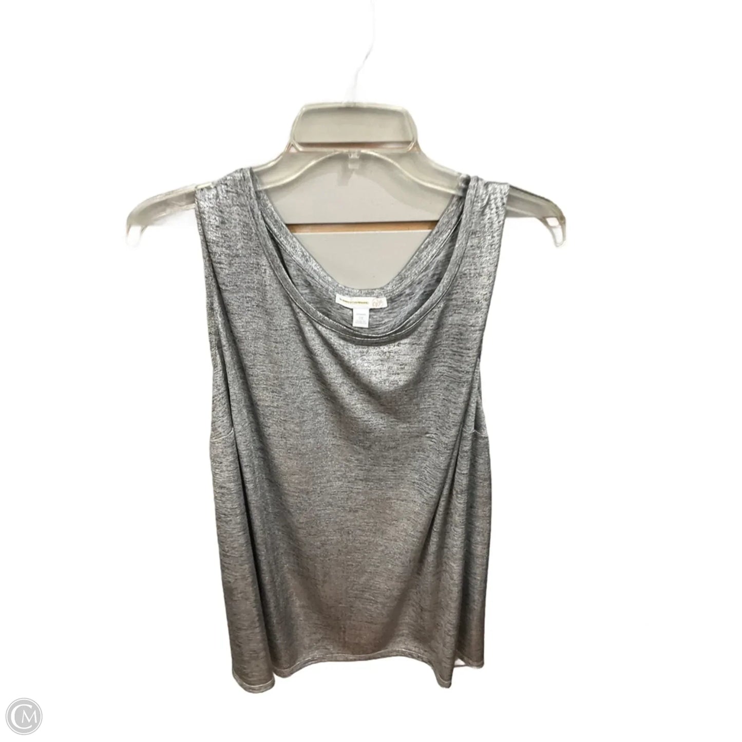 Top Sleeveless By Westport In Silver, Size: 3x