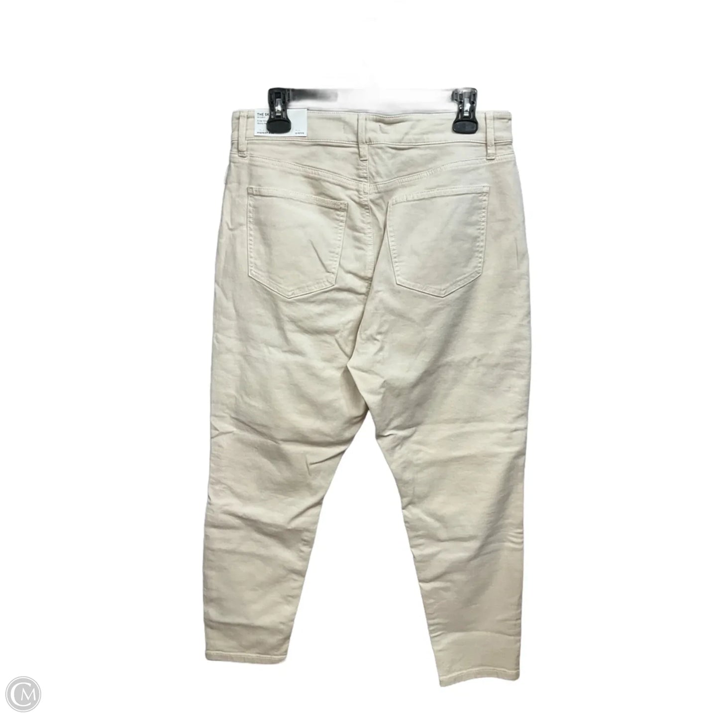 Jeans Skinny By Ann Taylor In Tan Denim, Size: 12