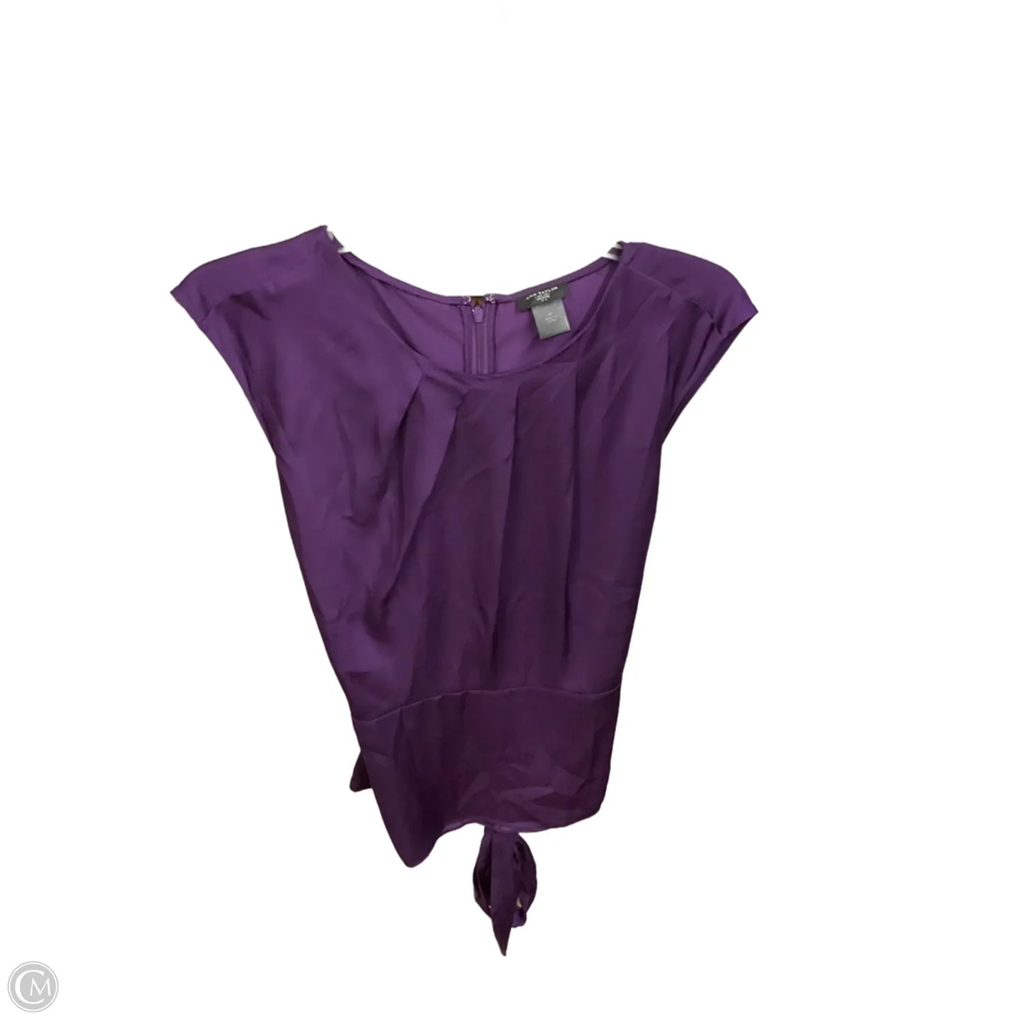 Top Sleeveless By Ann Taylor In Purple, Size: Mp