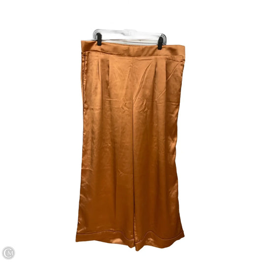 Pants Wide Leg By Torrid In Bronze, Size: 18