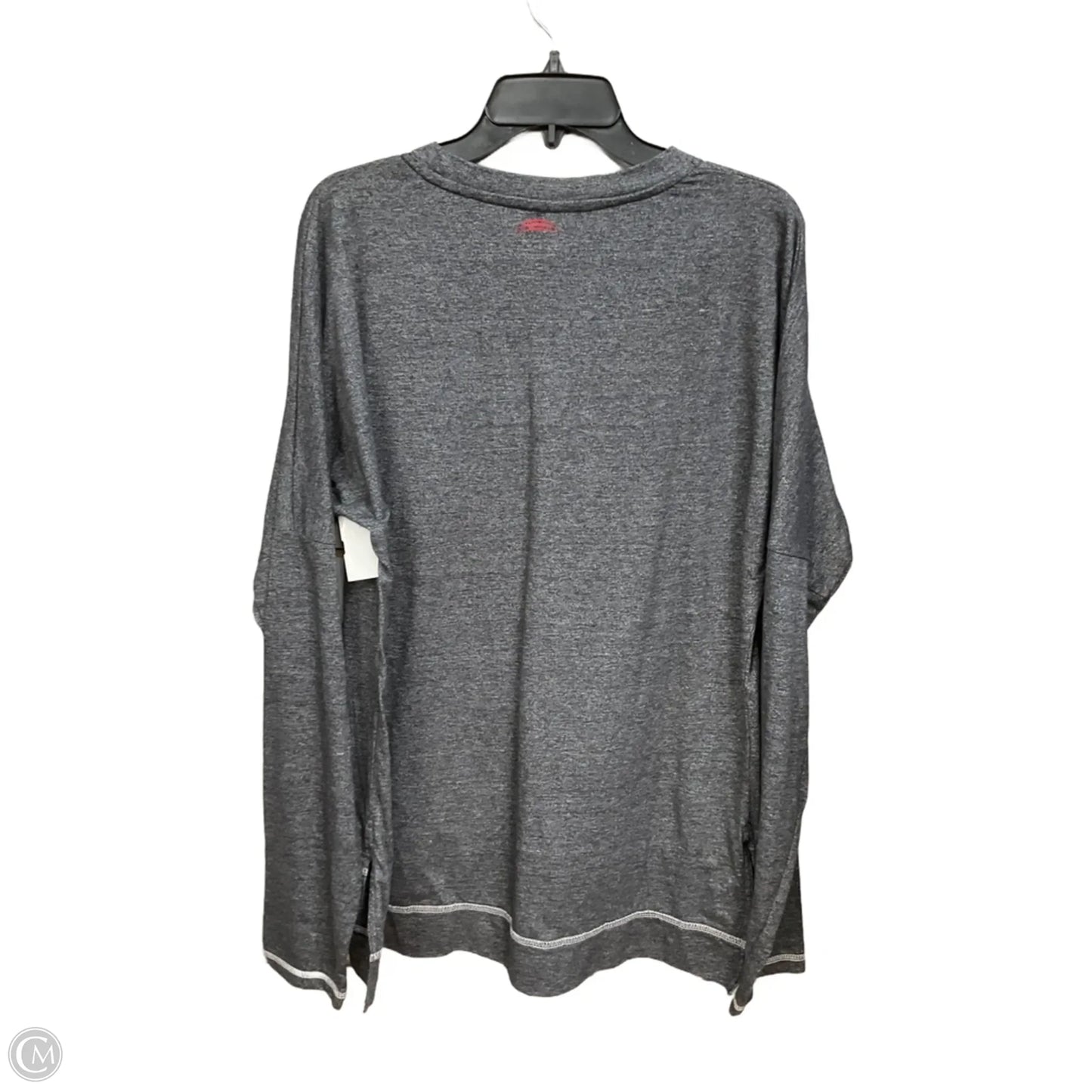 Top Long Sleeve Basic By Clothes Mentor In Grey, Size: Xl