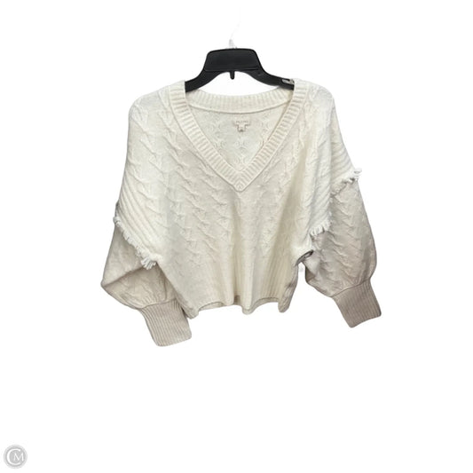 Sweater By Pilcro In Ivory, Size: L