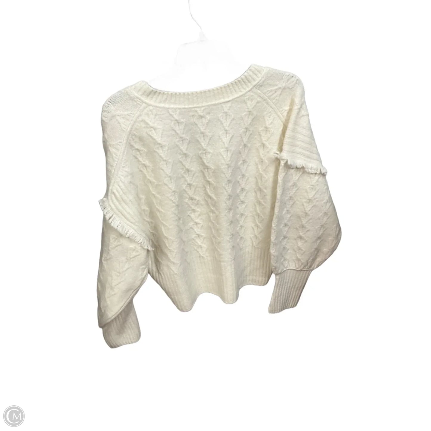 Sweater By Pilcro In Ivory, Size: L