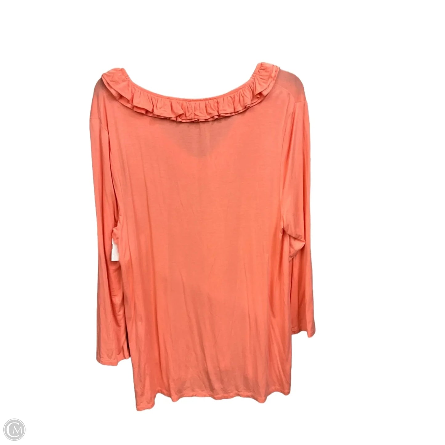 Top Long Sleeve By Crown And Ivy In Coral, Size: Xl