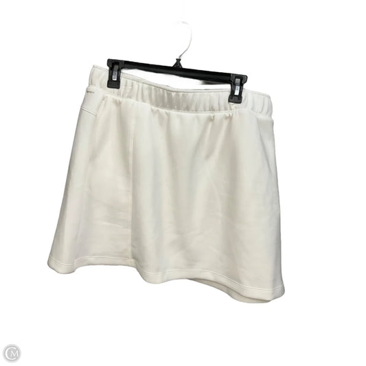 Skirt Mini & Short By Mondetta In Ivory, Size: Xxl