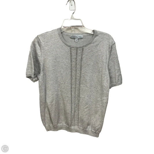 Top Short Sleeve By Clothes Mentor In Grey, Size: L