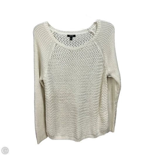 Sweater By Apt 9 In Cream, Size: Xl