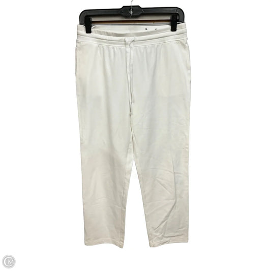 Athletic Pants By Karen Scott In White, Size: Sp