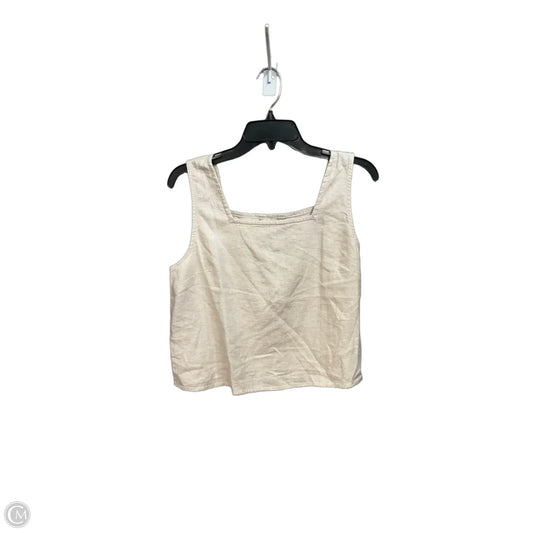Tank Top By Lucky Brand In Tan, Size: S